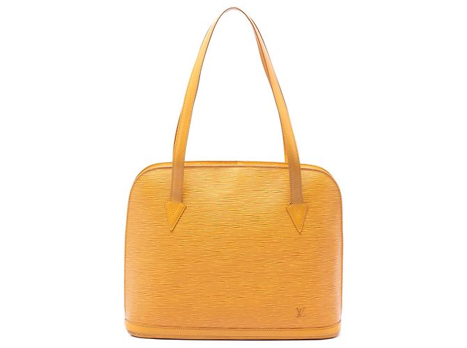Borsa a tracolla Louis Vuitton Epi Lussac Gialla Giallo