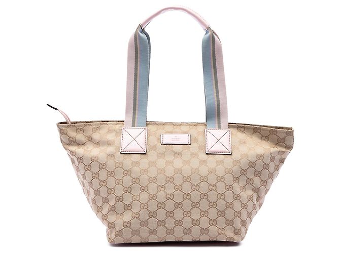 Tote Gucci GG Canvas Web Bege