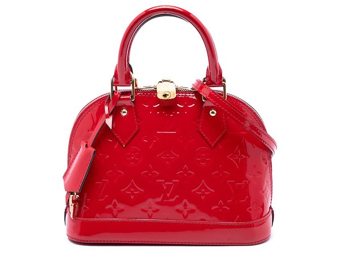 Bolso Louis Vuitton Monogram Vernis Alma BB rojo Roja