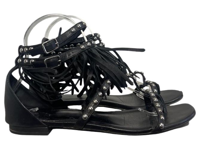 Autre Marque Saint Laurent Sandalen schwarz T.37