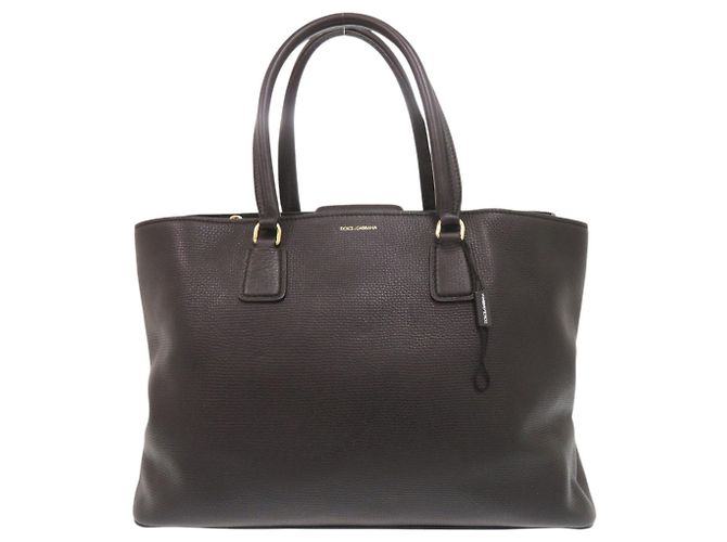 Borsa Tote Dolce & Gabbana in pelle nera Nero