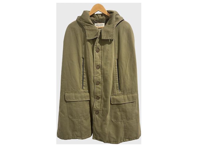 Autre Marque Capa Saint Laurent caqui T.40