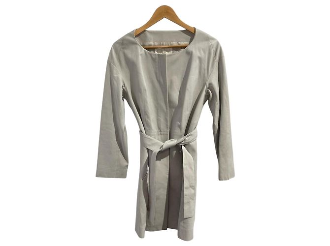 Manteau Chloé gris clair T.36 Grey