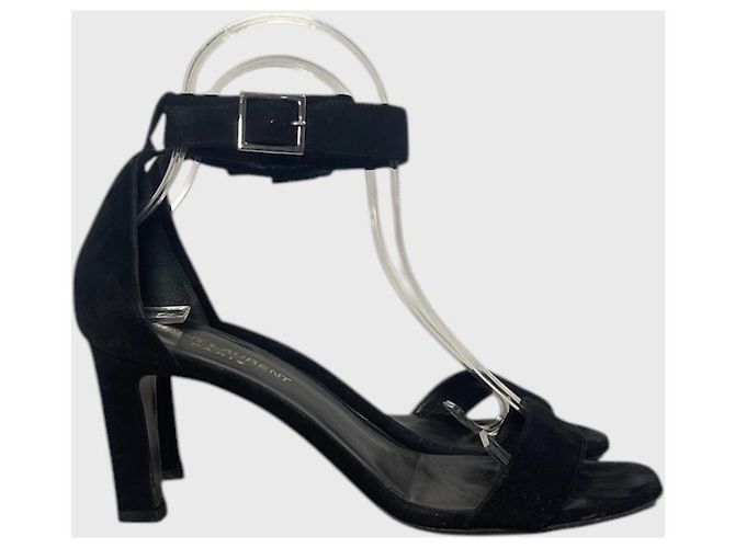 Autre Marque Sandali Saint Laurent neri T.36,5 Nero