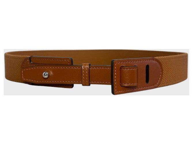 Cinto Hermès camel T.80 Camelo