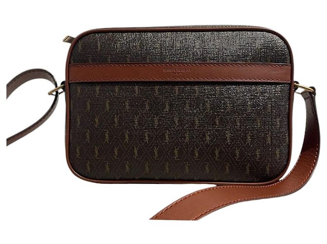 Autre Marque Sac Saint Laurent toile monogram Marron