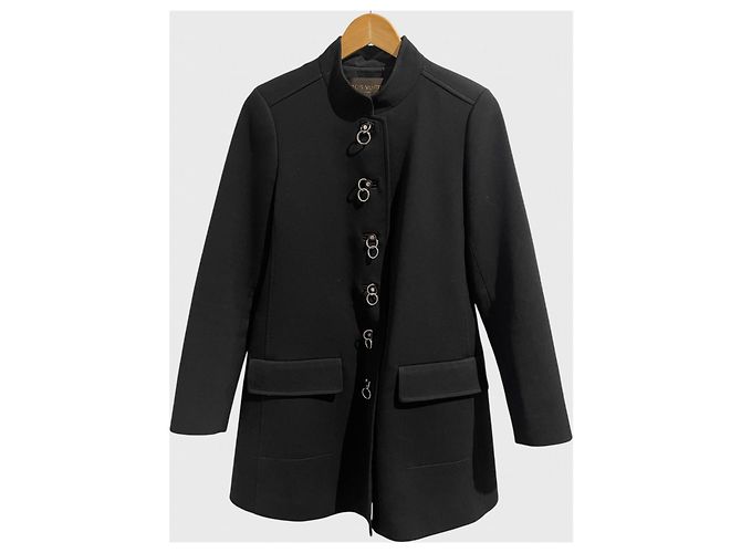 Louis Vuitton Mantel schwarz T.38