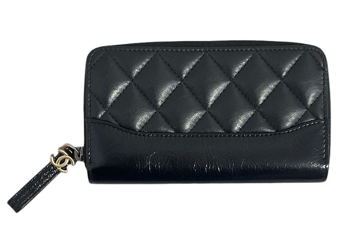 Portefeuille Chanel Gabrielle noir Black