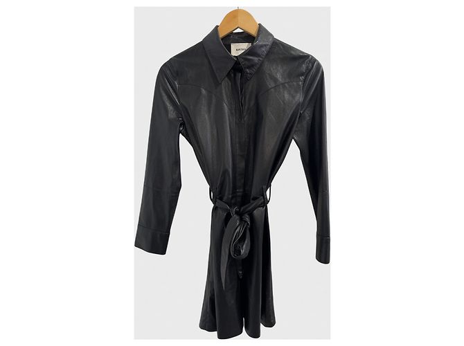 Vestido Nanushka negro T.S