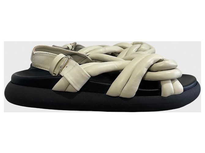 Autre Marque Sandalen Martinez Telva T.39 Beige