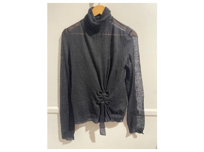 Pull John Galliano noir T.38