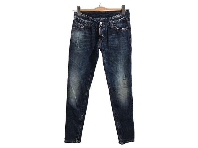 Vaqueros Slim Fit Dsquared2 de algodón azul Talla 40