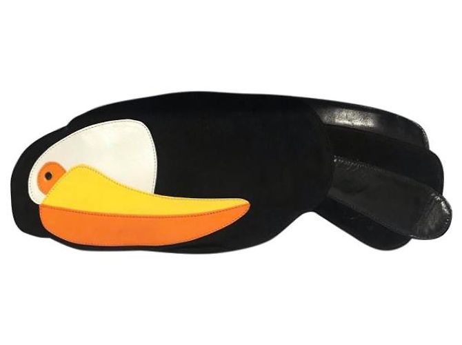 Pochette Charlotte Olympia Perroquet Noir