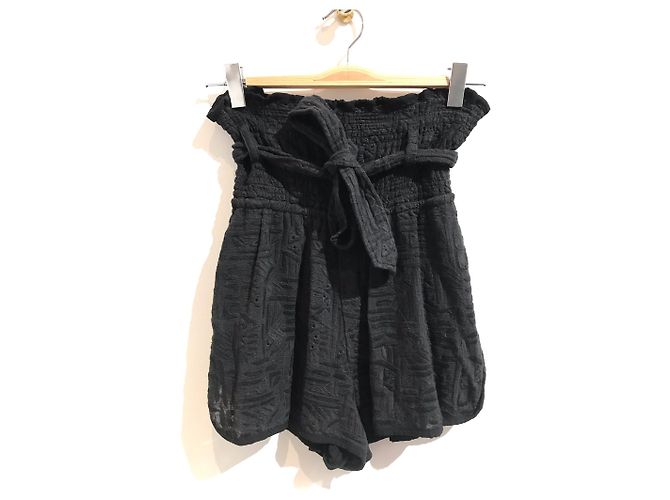 Iro Smily Shorts Schwarz Baumwolle Größe 36