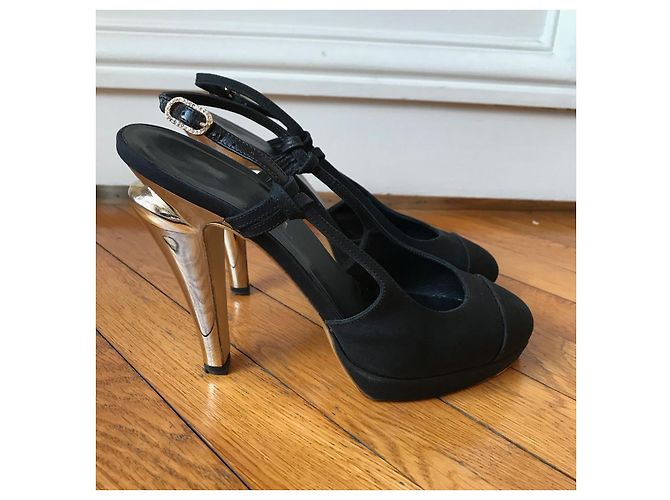 Décolleté Chanel neri T.37,5 Nero