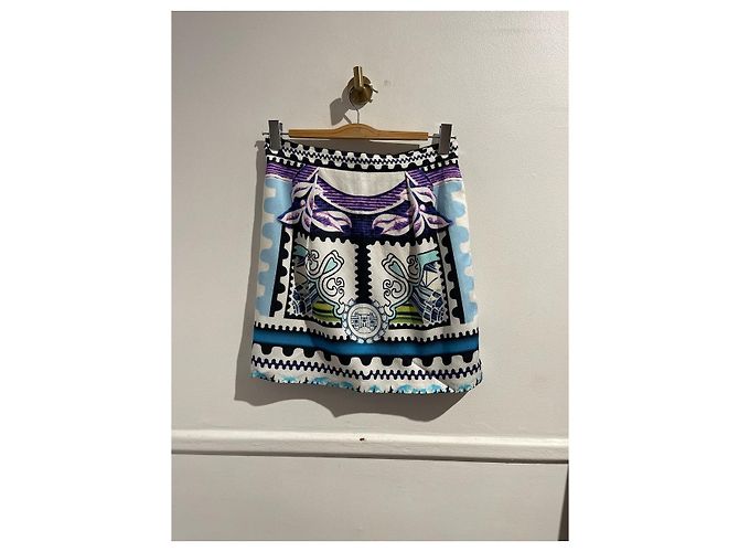 Saia Mary Katrantzou estampada T.36 Multicor