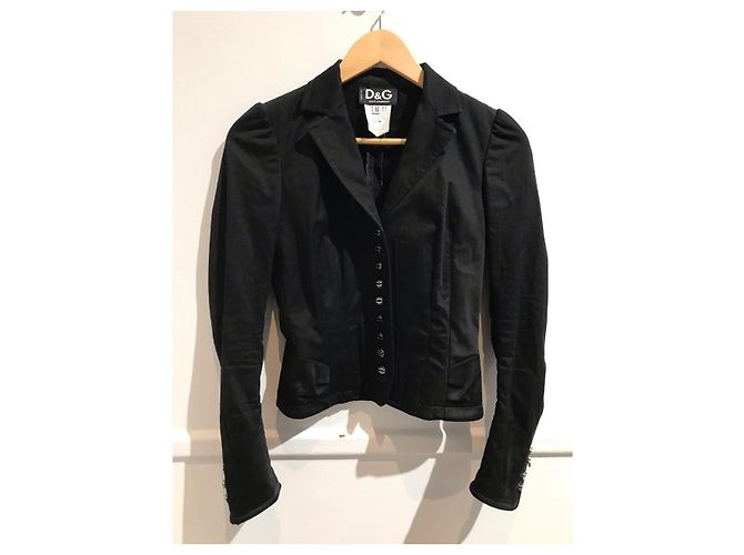 Dolce & Gabbana Jacke schwarz T.34
