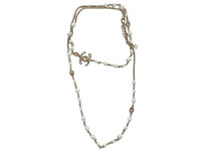 Chanel Perlen-Lange Kette
