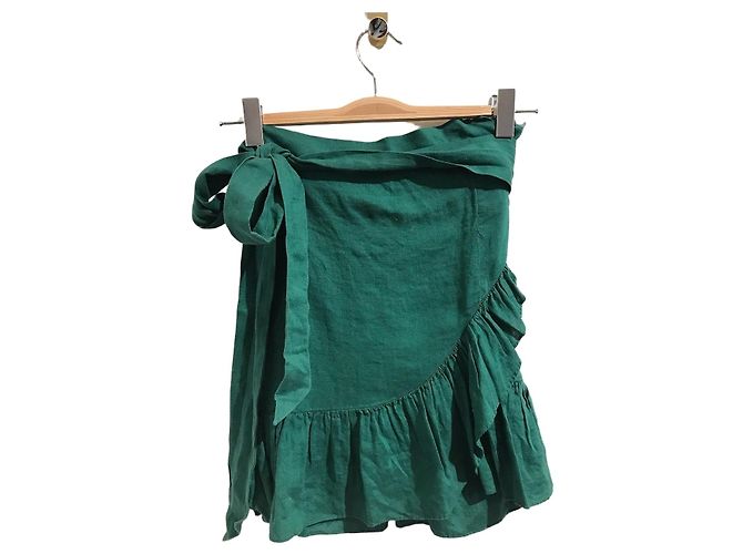 Isabel Marant Etoile Jupe Isabel Marant verte T.34 Green
