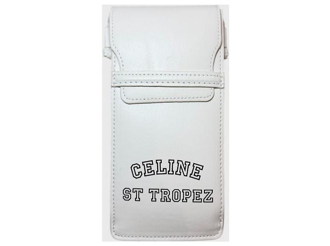 Céline Celine Clutch-Tasche weiß