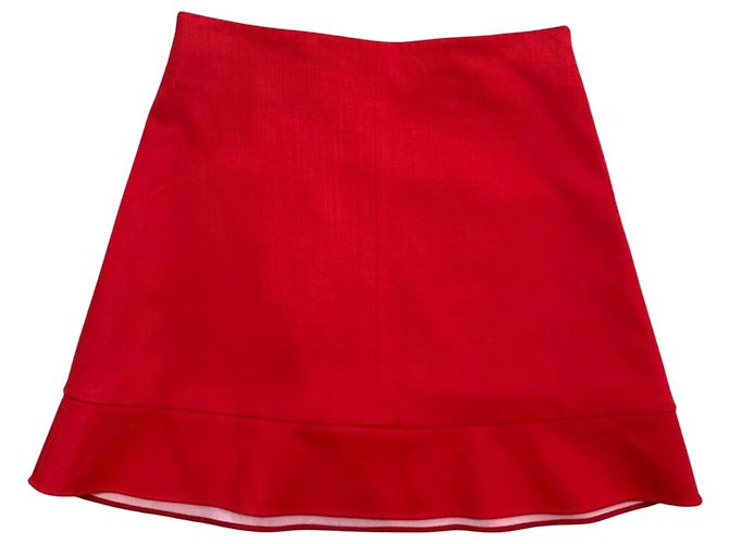 Jupe Chloé rouge T.40 Red