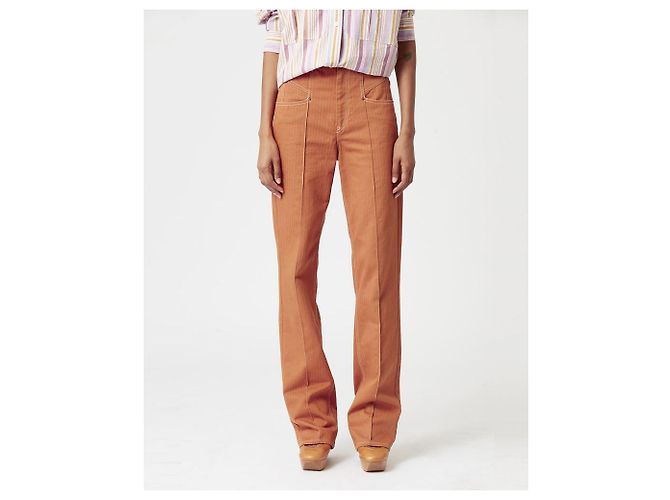 Jeans Isabel Marant T.36 Arancione