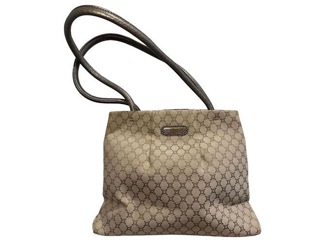 Céline Sac Celine toile Triomphe beige