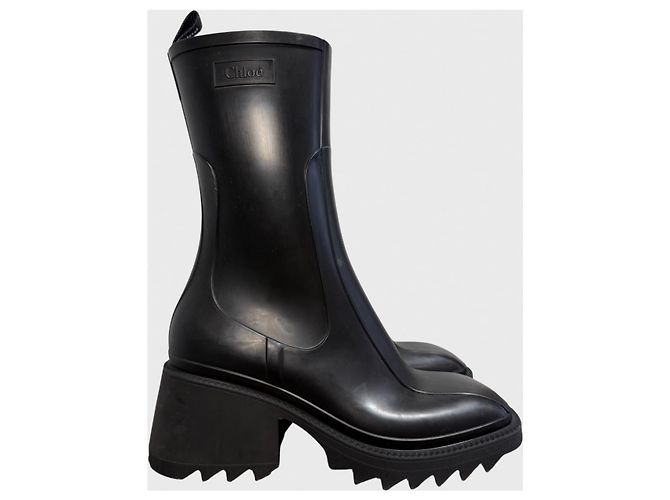 Botas Chloé Betty negras T.39 Negro