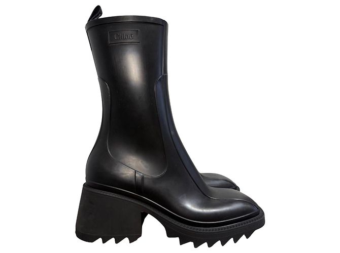 Botas Chloé Betty pretas T.39 Preto