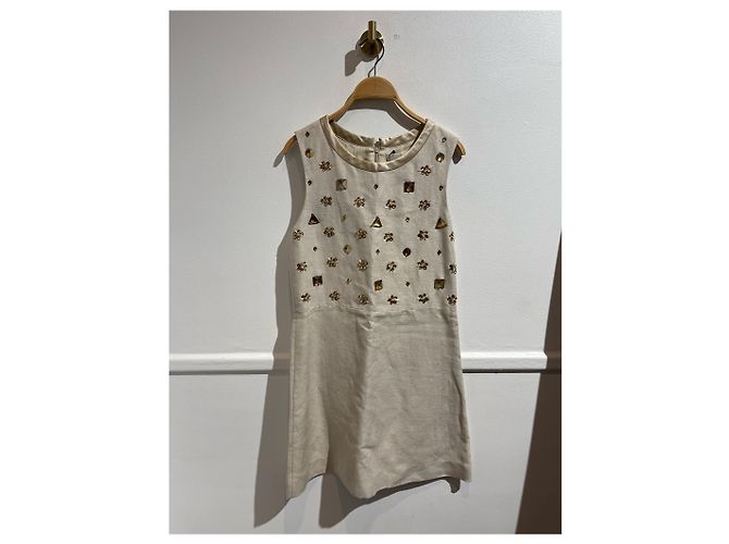 Chloé Kleid beige T.38