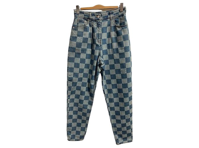 Jeans Louis Vuitton damier T.38 Blue