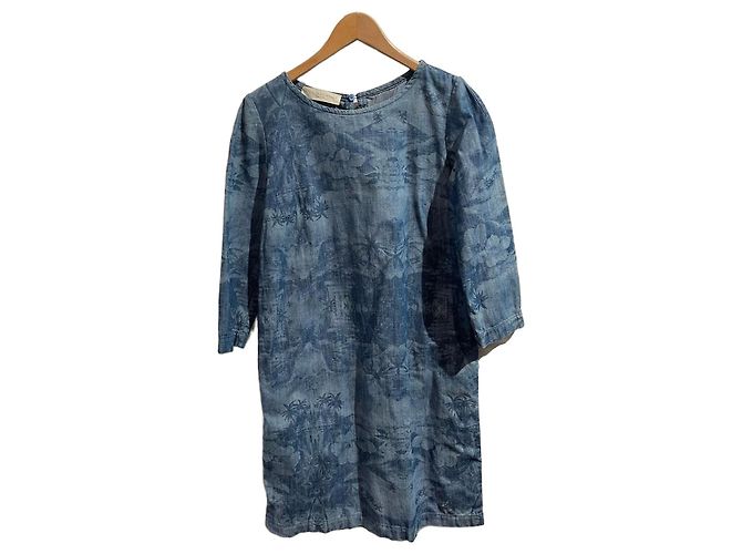 Stella Mc Cartney Vestido Stella McCartney de jeans T.38 Azul