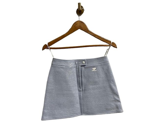 Courreges Saia Courrèges azul T.36