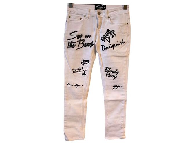 Filles à Papa Jeans Filles a Papa blanco T.24