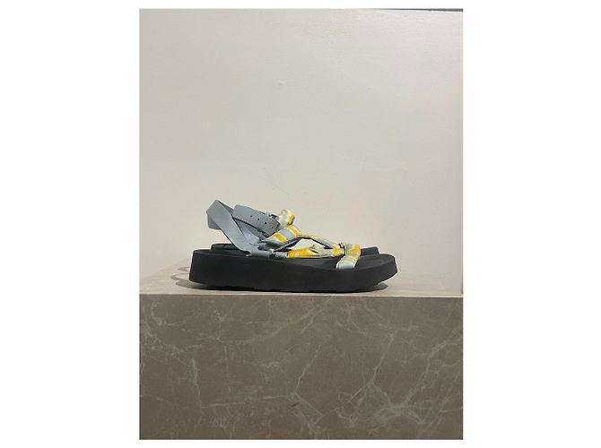 Sandali Hermès Galaxie T.38 Blu