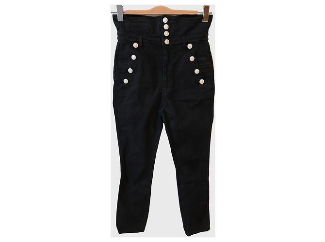 Jeans Isabel Marant neri T.38 Nero