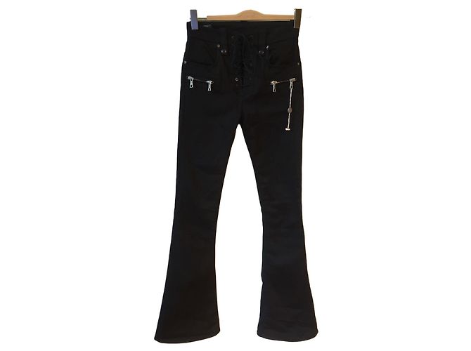 Autre Marque Jeans Unravel Project T.26 Preto