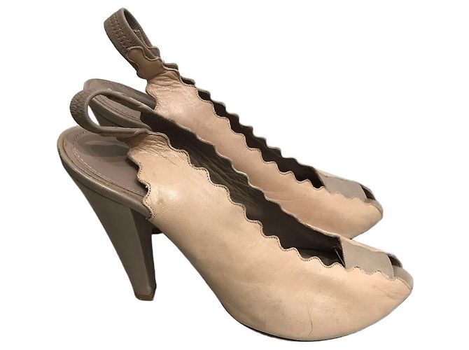 Escarpins Chloé beiges T.38