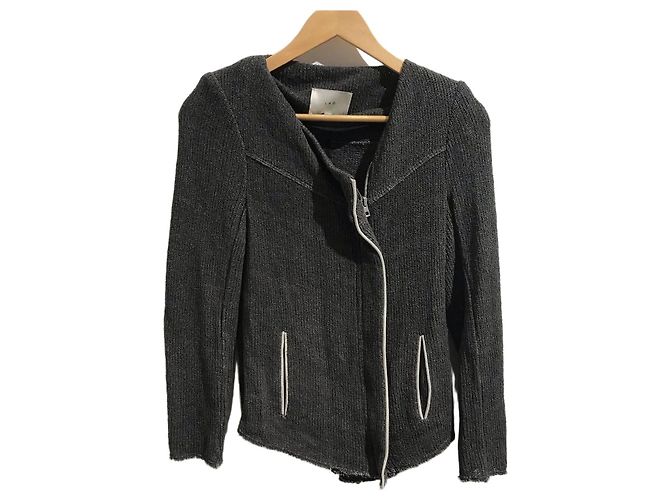 Iro Dana jacket grey cotton size 36