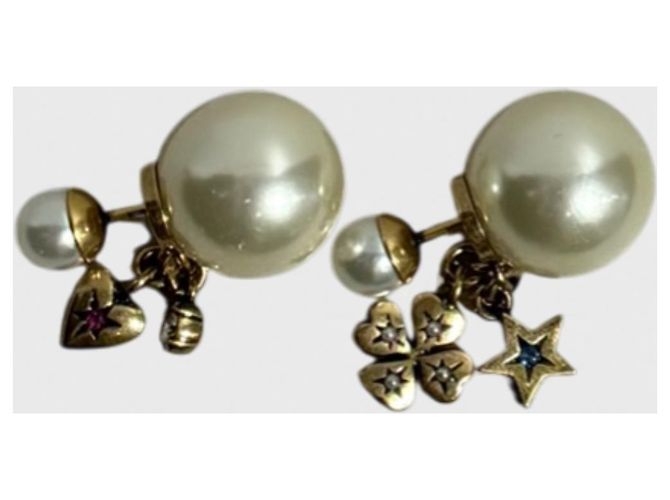 Autre Marque Orecchini Dior Tribale dorati D'oro