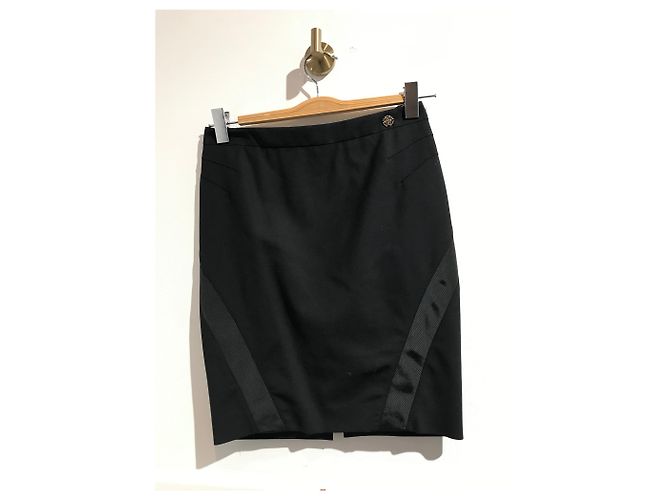Gonna Roberto Cavalli nera T.34 Nero