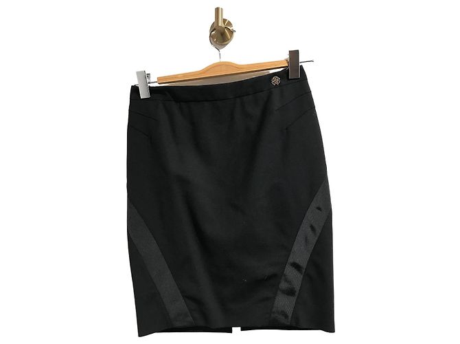 Saia Roberto Cavalli preta T.34