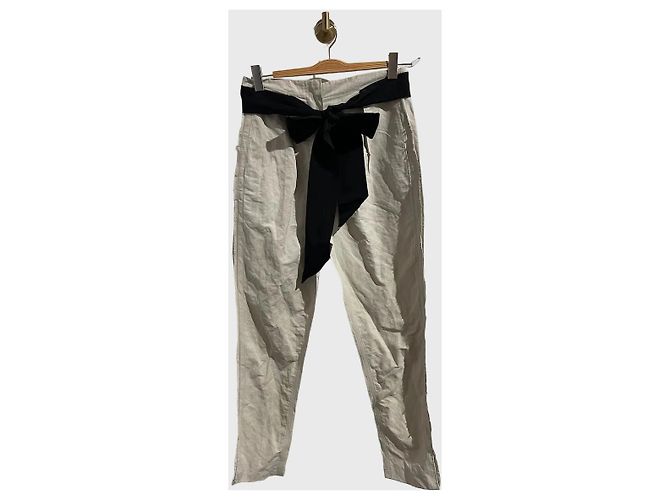 Pantalones Lanvin blancos T.38