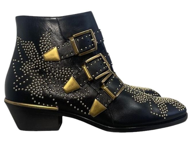 Botas Chloé Susanna pretas T.35 Preto