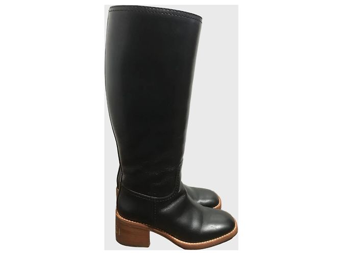 Botas Gucci negras T.38,5 Negro