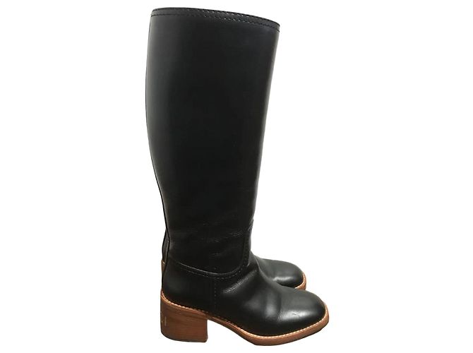 Botas Gucci pretas T.38,5 Preto