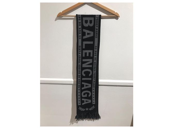 Balenciaga Schal Schwarz