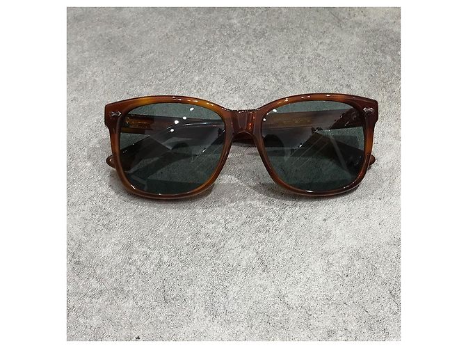 Gucci Brille Schildpatt Kamel