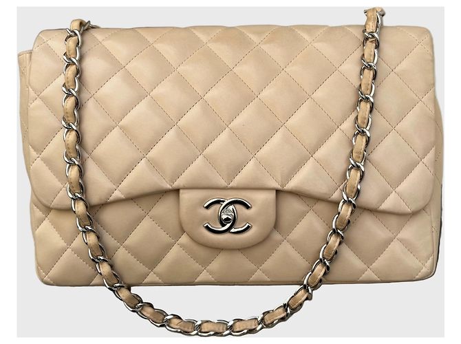 Classique Sac Chanel Timeless beige