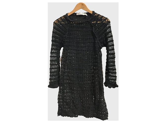 Isabel Marant Etoile Vestido Isabel Marant negro T.S